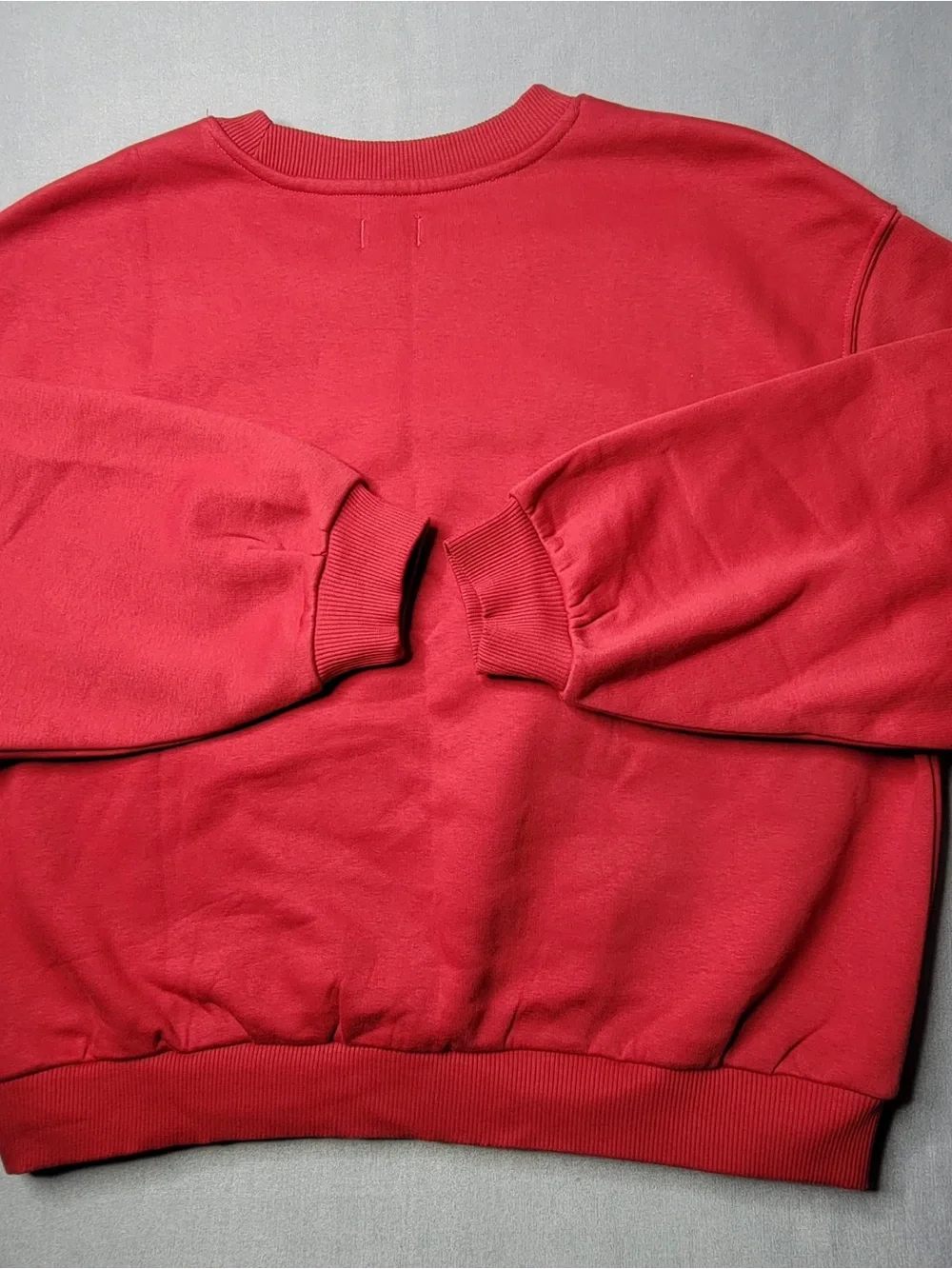 Wrangler Red Crewneck Sweatshirt with Western Embroidery - Picture 12 of 12